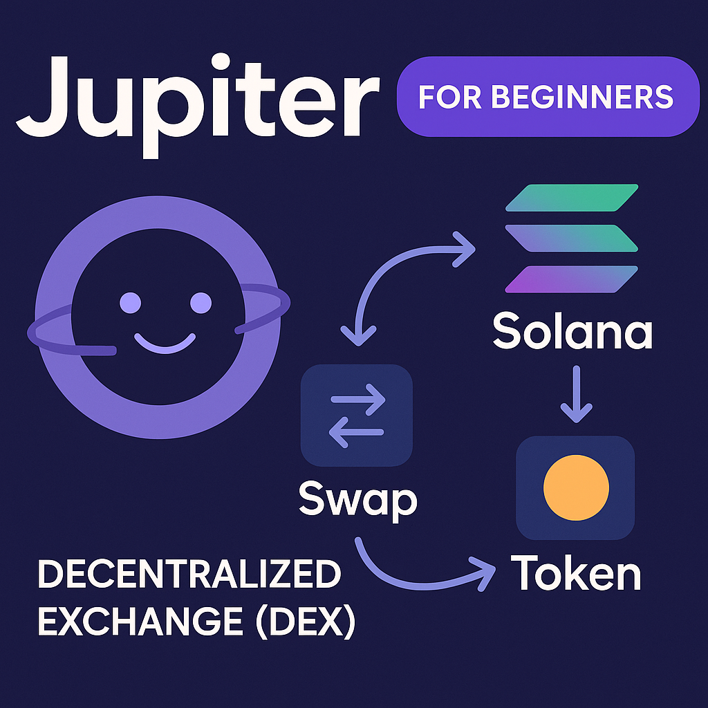 JUPITER内で行われるSolanaとトークンのスワップイメージ画像
