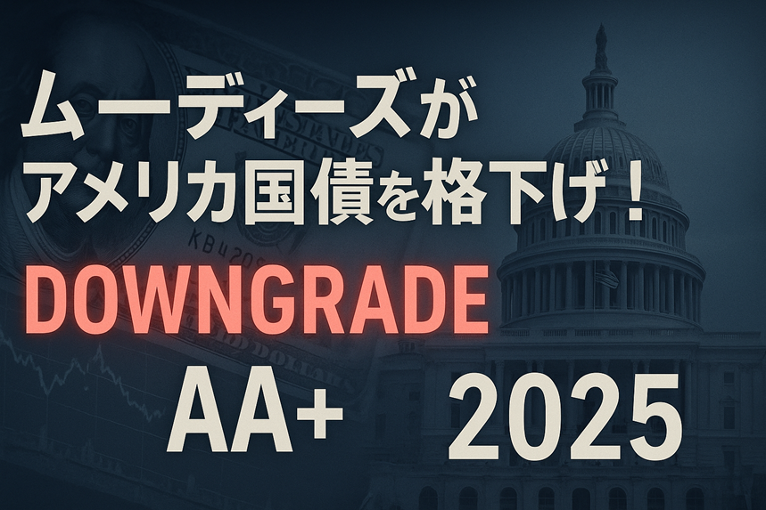 ムーディーズの米国債格下げのアイキャッチ画像