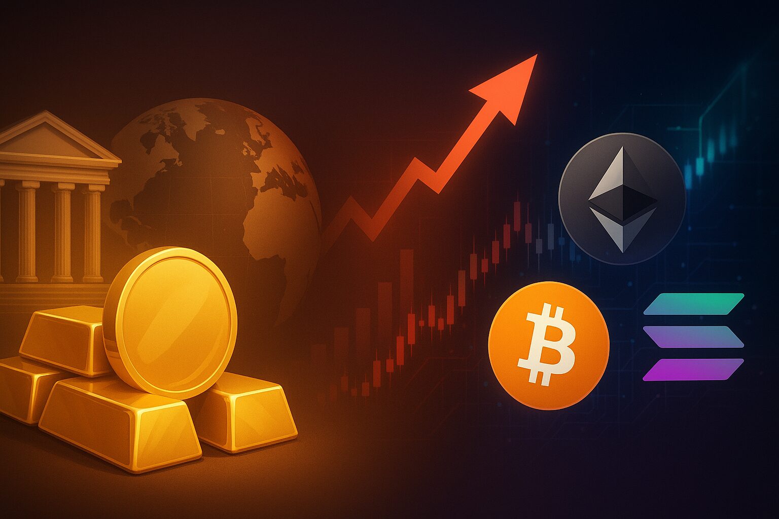 金利上昇が仮想通貨に火をつける？Crypto vs Gold 2025年の攻防